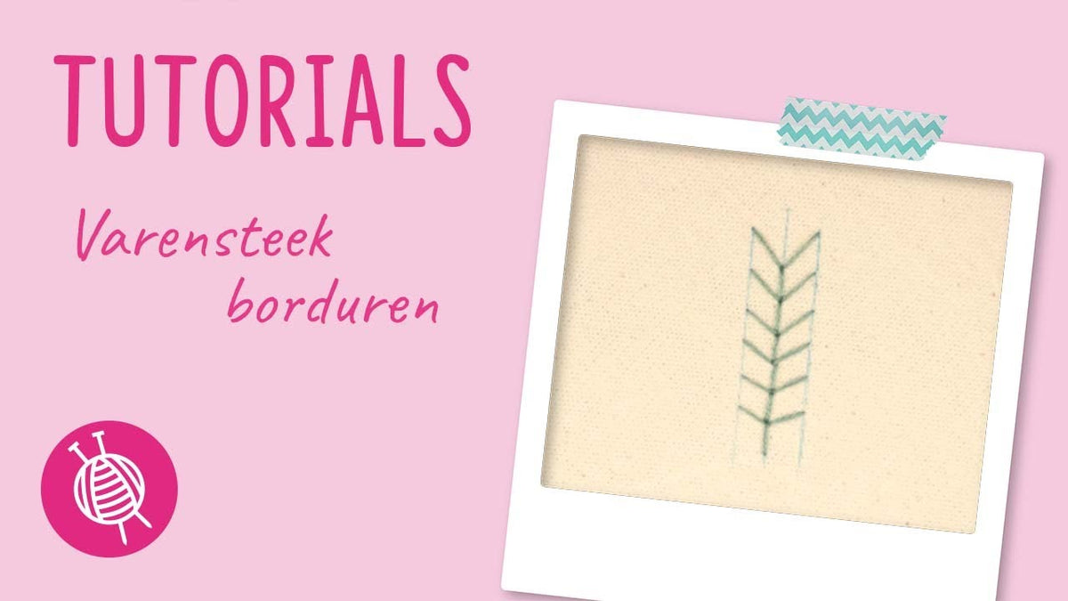 varensteek borduren tutorial