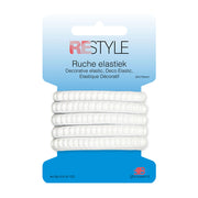 Restyle Ruche Elastiek 2m/10mm Wit