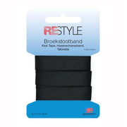 Restyle Broekstootband 15 mm x 1,25 meter 000 Zwart
