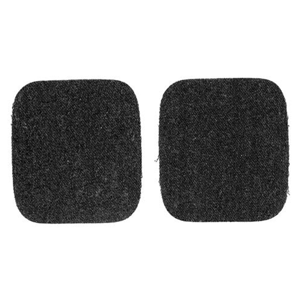 Restyle Kniestukken Jeans 10 cm x 9 cm Opstrijkbaar 000 Zwart