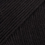 Drops Magic Uni Colour 02 Zwart - kleurstaal katoen