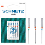 Schmetz Jersey Naalden Dikte 70 t/m 90 - 1 x 5 Naalden op kaart