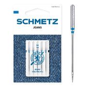 Schmetz Jeans Naalden Dikte 90 - 1 x 5 Naalden op kaart