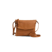 MUUD Vadsø Whisky - Handgemaakt leren crossover tas 19x23cm
