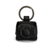 MUUD Malmö Black - Handgemaakt leren etui voor meetlint 3x4x2.3cm