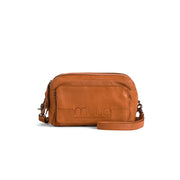 MUUD Stavanger Whisky - Handgemaakt leren crossbody tas 16x26cm