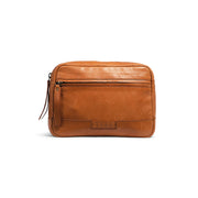 MUUD Sandnes Whisky - Handgemaakt leren tas voor handwerkartikelen Whisky - 15x22cm