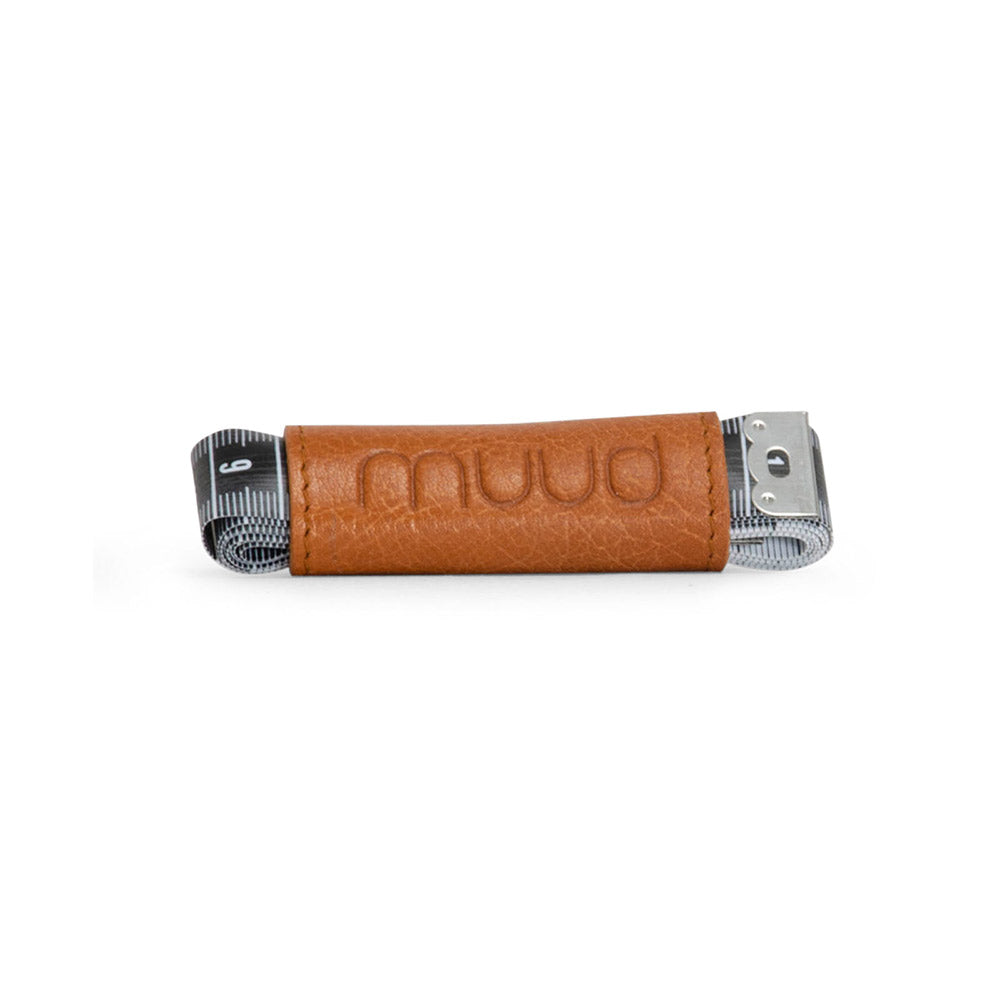 MUUD Enya Whisky - Handgemaakt leren etui voor meetlint 6.5x3cm