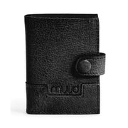 MUUD Edy Black - Handgemaakt leren etui voor spelden en naalden 10x8cm