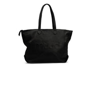 MUUD Laura weekendtas Black - Handgemaakt leren weekendtas 38x57x40x20cm