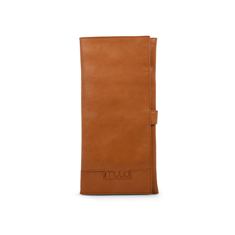 MUUD Lucy Whisky - Handgemaakt leren etui voor breinaalden 30xO43xC15cm