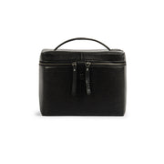 MUUD Lexi Black - Handgemaakt leren ruime handwerktas Black - 20x26cm