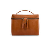 MUUD Lexi Whisky - Handgemaakt leren ruime handwerktas Whisky - 20x26cm
