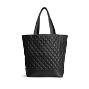 MUUD Betsy XL Black - Handgemaakt leren shopper 43x46x43cm