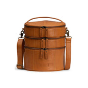 MUUD Bturn Whisky - Handgemaakt leren tas voor diverse projecten 27xØ25cm