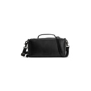 MUUD Cleo Black - Handgemaakt leren schouder tas 23 x 13 x 11 cm