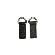 MUUD Caisa Black - Leren band met D-Ring 6,5 x 2cm