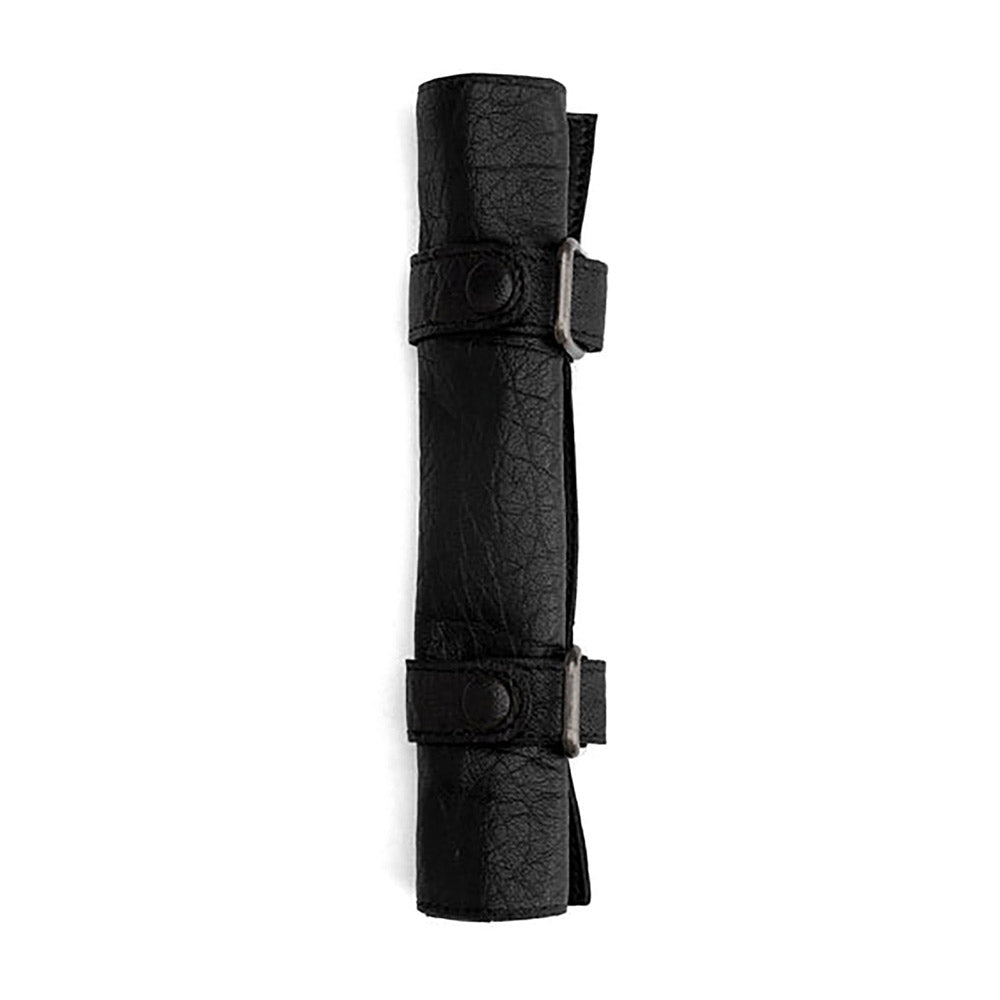MUUD Carita A Black - Handgemaakt leren inleg 14 x 21 cm voor sokkennaalden