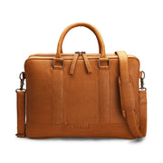 MUUD Dac - Whiskey Handgemaakt leren schoudertas 20 x 14,5 cm