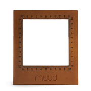 MUUD Dana - Whiskey Handgemaakt leren breimeter 16 x 14 cm