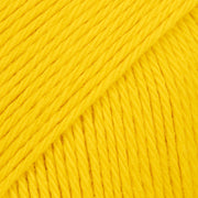Drops Magic Uni Colour 09 Geel - kleurstaal katoen