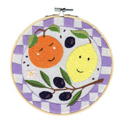 ReStyle Borduurpakket Zomer Citrus 17,8cm rond