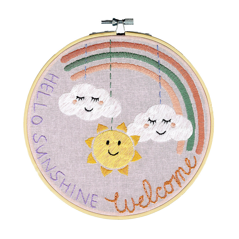 ReStyle Borduurpakket Hello Sunshine 17,8cm rond