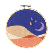 ReStyle Borduurpakket Woestijn met maan 12,7cm rond