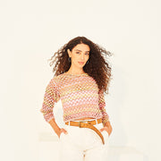 Stylecraft haakpatroon Crochet Sweater and Tank in Colour Burst DK 10134 (2 designs)