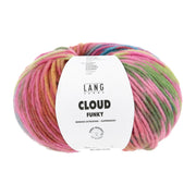 Lang Yarns Cloud Funky 0027 Roze/Blauw/Lichtgroen/Fuchsia - bol garen van voren