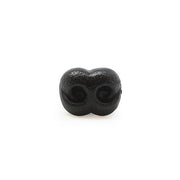 Veiligheidsneus hond zwart 10mm