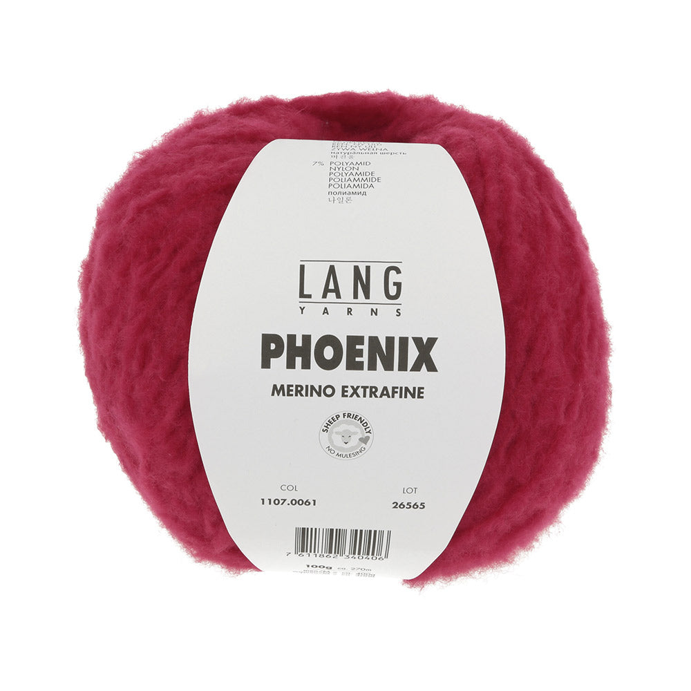 Lang Yarns Phoenix 061 Wijnrood