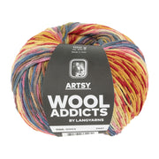 Lang Yarns Artsy 003 Rood/Blauw/Geel