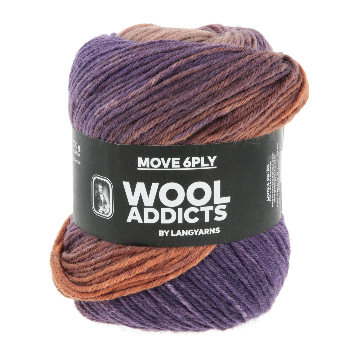 Lang Yarns Move 6-Fach/6-Ply 0012 Koningspaars/Oranje/Zand