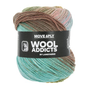 Lang Yarns Move 6-Fach/6-Ply 0013 Blauw/Groen/Oranje/Lila