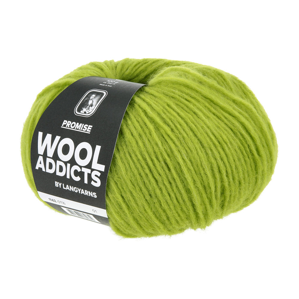 Lang Yarns Promise 0116 Matcha - bol garen schuin van voren