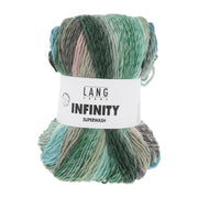 Lang Yarns Infinity 0005 Weidegroenen - bol garen van voren
