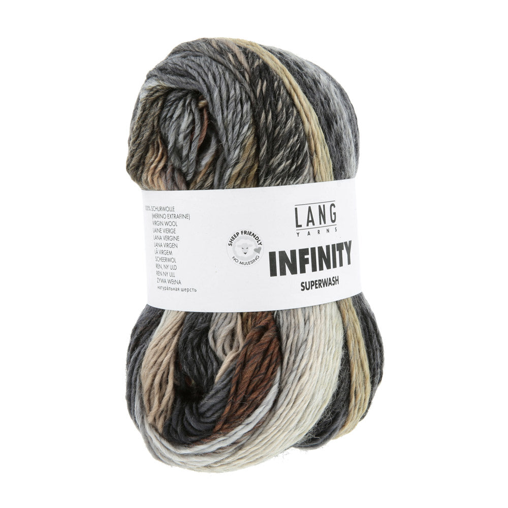 Lang Yarns Infinity 0007 Aardetinten - bol garen van opzij
