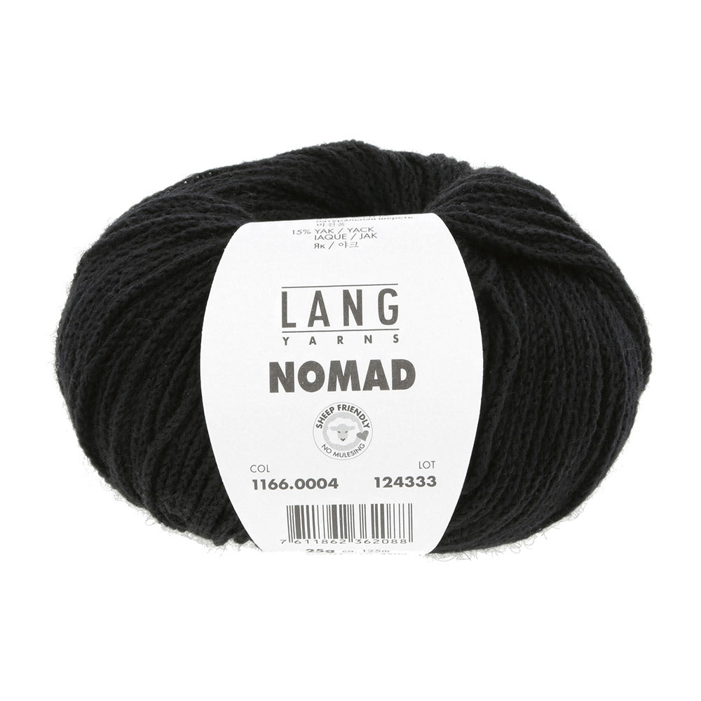 Lang Yarns Nomad 0004 Zwart
