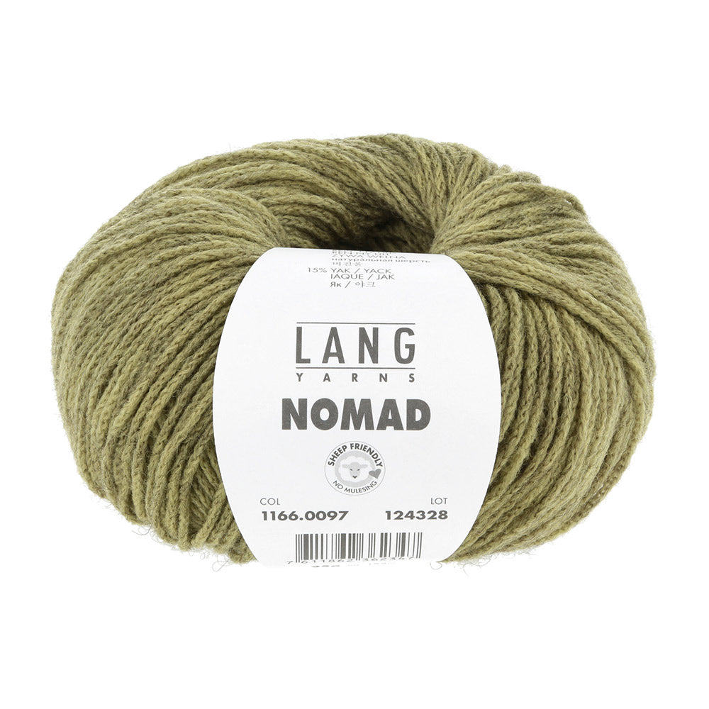 Lang Yarns Nomad 0097 Olijfgroen
