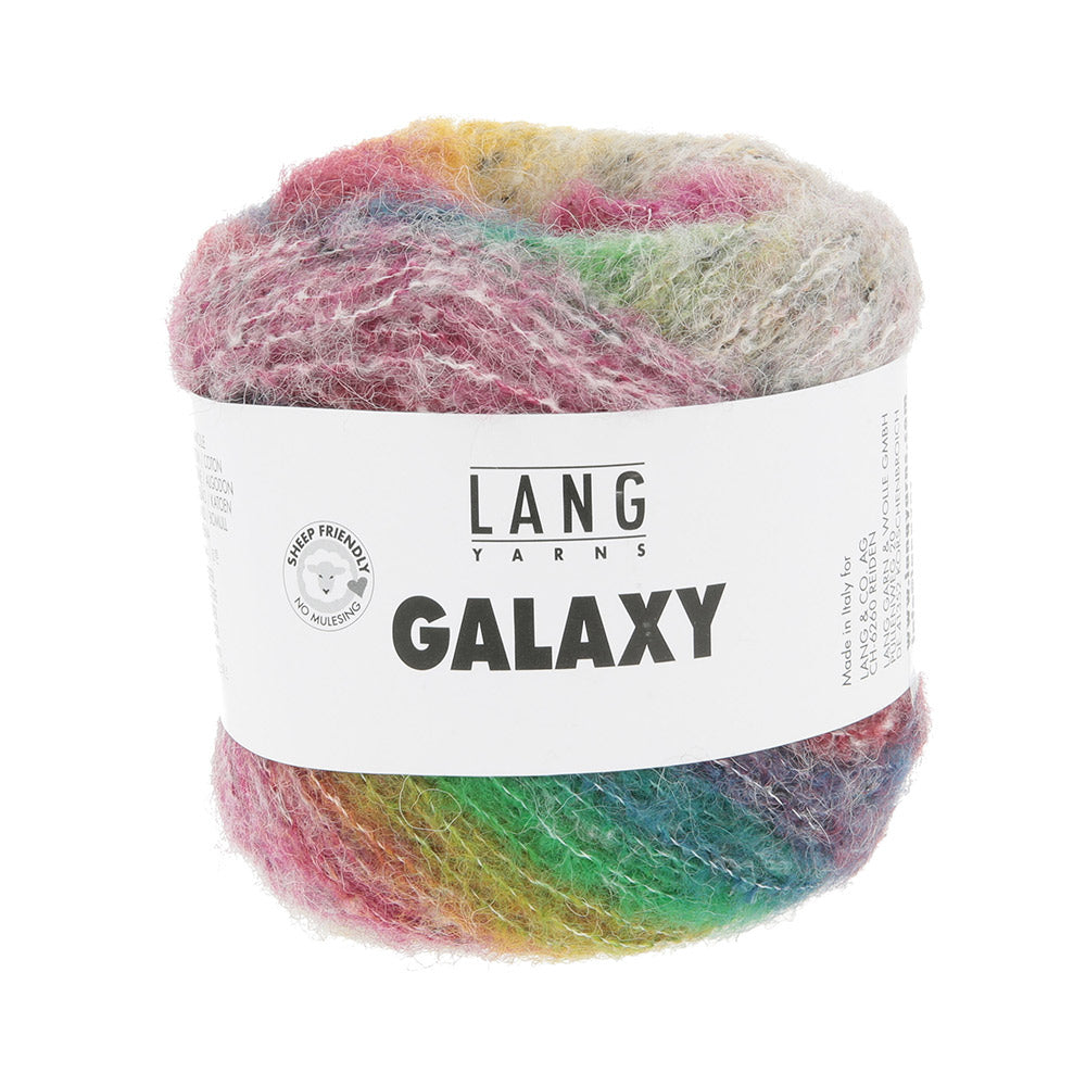 Lang Yarns Galaxy 0005 Roze/Oranje/Groen
