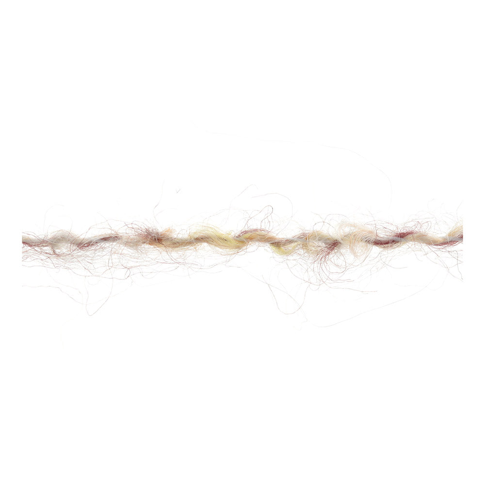 Lang Yarns Galaxy 0001 Bruin/Beige/Olijf - gebreid proeflapje met kleurverloop