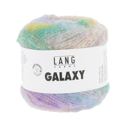Lang Yarns Galaxy 0002 Lichtblauw/Lila/Groen - bol garen met kleurverloop