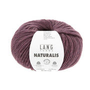 Lang Yarns Naturalis 0064 Bordeaux - bol garen in kleur Bordeaux