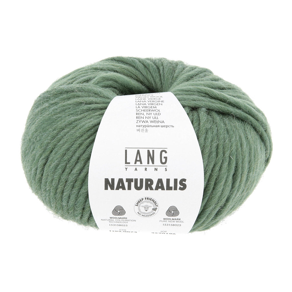 Lang Yarns Naturalis 0073 Smaragd - bol garen in kleur Smaragd