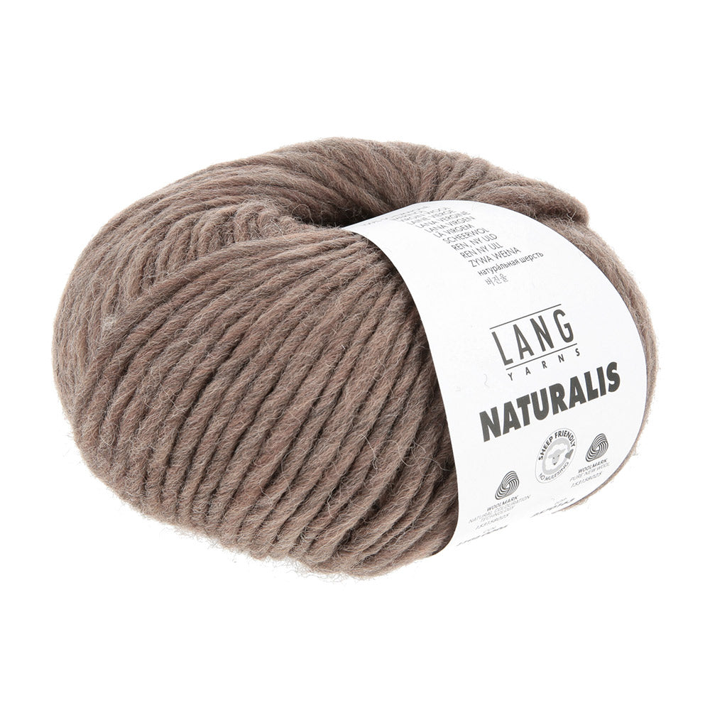 Lang Yarns Naturalis 0096 Lichtbruin - bol garen met banderol