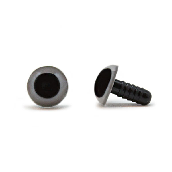 Veiligheidsogen Grijs 12mm per paar