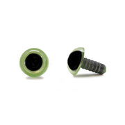 Veiligheidsogen Olijfgroen 12mm per paar