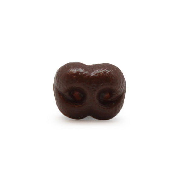Veiligheidsneus hond bruin 12mm