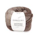 Katia Cashmina Paillettes 100 Beige-Braun